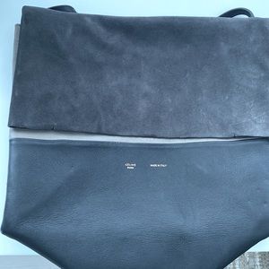 Celine suede and leather bag
